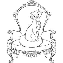 着色页: 贵族猫 (动画电影) #26875 - 免费可打印着色页