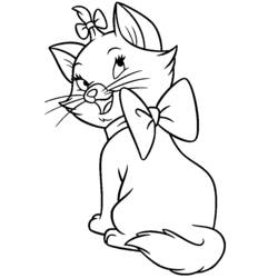 着色页: 贵族猫 (动画电影) #26880 - 免费可打印着色页