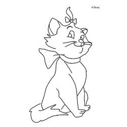 着色页: 贵族猫 (动画电影) #26882 - 免费可打印着色页