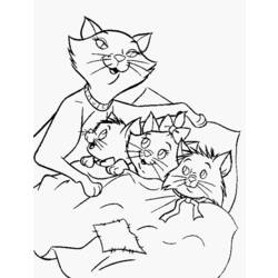着色页: 贵族猫 (动画电影) #26898 - 免费可打印着色页
