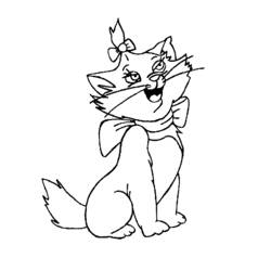 着色页: 贵族猫 (动画电影) #26912 - 免费可打印着色页