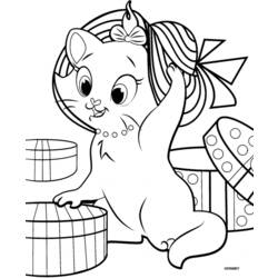 着色页: 贵族猫 (动画电影) #26915 - 免费可打印着色页