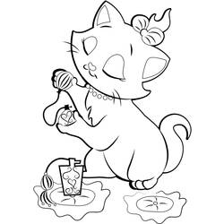 着色页: 贵族猫 (动画电影) #26918 - 免费可打印着色页