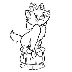着色页: 贵族猫 (动画电影) #26941 - 免费可打印着色页