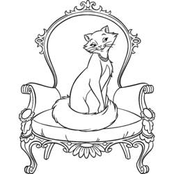 着色页: 贵族猫 (动画电影) #26953 - 免费可打印着色页