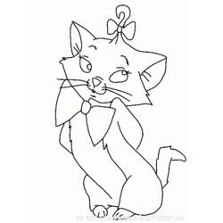 着色页: 贵族猫 (动画电影) #26973 - 免费可打印着色页