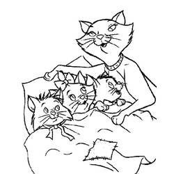 着色页: 贵族猫 (动画电影) #26977 - 免费可打印着色页