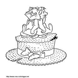 着色页: 贵族猫 (动画电影) #26999 - 免费可打印着色页