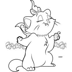 着色页: 贵族猫 (动画电影) #27025 - 免费可打印着色页