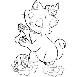 着色页: 贵族猫 (动画电影) #27041 - 免费可打印着色页