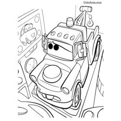 着色页: 汽车 (动画电影) #132544 - 免费可打印着色页