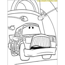 着色页: 汽车 (动画电影) #132679 - 免费可打印着色页