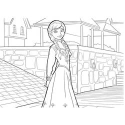着色页: 冰雪皇后 (动画电影) #71702 - 免费可打印着色页