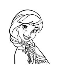 着色页: 冰雪皇后 (动画电影) #71795 - 免费可打印着色页