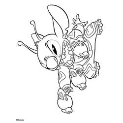 着色页: Lilo & Stitch (动画电影) #44836 - 免费可打印着色页