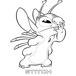着色页: Lilo & Stitch (动画电影) #44910 - 免费可打印着色页