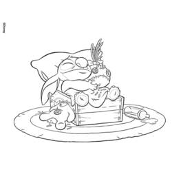 着色页: Lilo & Stitch (动画电影) #44943 - 免费可打印着色页