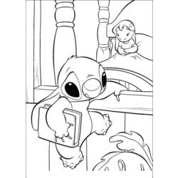 着色页: Lilo & Stitch (动画电影) #44971 - 免费可打印着色页