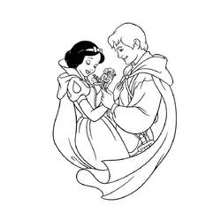 着色页: 白雪公主和七个小矮人 (动画电影) #133855 - 免费可打印着色页