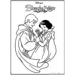 着色页: 白雪公主和七个小矮人 (动画电影) #133880 - 免费可打印着色页