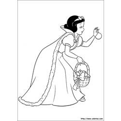 着色页: 白雪公主和七个小矮人 (动画电影) #133930 - 免费可打印着色页