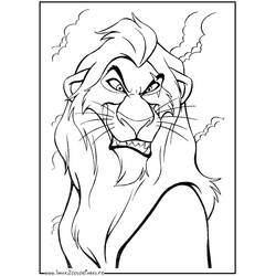 着色页: 狮子王 (动画电影) #73618 - 免费可打印着色页