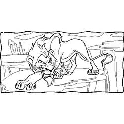 着色页: 狮子王 (动画电影) #73714 - 免费可打印着色页