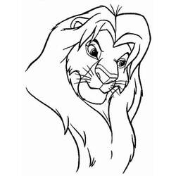 着色页: 狮子王 (动画电影) #73741 - 免费可打印着色页