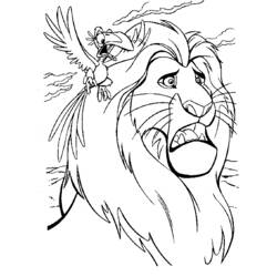 着色页: 狮子王 (动画电影) #73967 - 免费可打印着色页