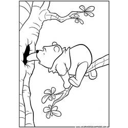 着色页: 维尼熊 (动画电影) #28612 - 免费可打印着色页