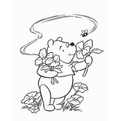 着色页: 维尼熊 (动画电影) #28637 - 免费可打印着色页