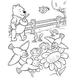着色页: 维尼熊 (动画电影) #28643 - 免费可打印着色页
