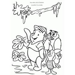 着色页: 维尼熊 (动画电影) #28647 - 免费可打印着色页