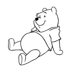 着色页: 维尼熊 (动画电影) #28681 - 免费可打印着色页