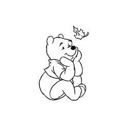 着色页: 维尼熊 (动画电影) #28690 - 免费可打印着色页