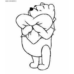 着色页: 维尼熊 (动画电影) #28907 - 免费可打印着色页