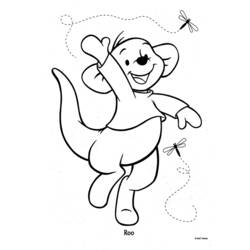 着色页: 维尼熊 (动画电影) #28916 - 免费可打印着色页