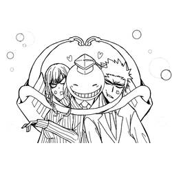 着色页: 暗杀教室 (动漫) #184481 - 免费可打印着色页