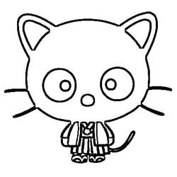 着色页: 巧克猫 - 免费可打印着色页