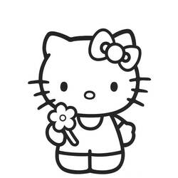 着色页: 凯蒂猫 (动漫) #36753 - 免费可打印着色页