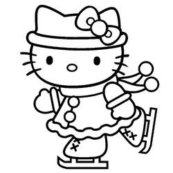 着色页: 凯蒂猫 (动漫) #36904 - 免费可打印着色页