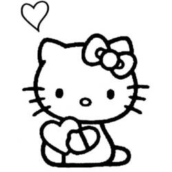 着色页: 凯蒂猫 (动漫) #36990 - 免费可打印着色页