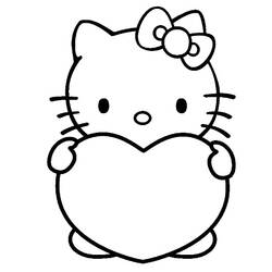 着色页: 凯蒂猫 (动漫) #37036 - 免费可打印着色页