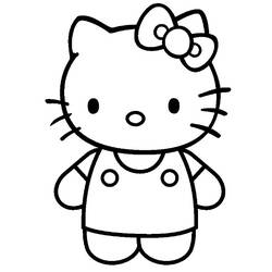 着色页: 凯蒂猫 (动漫) #37085 - 免费可打印着色页