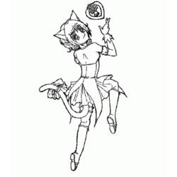着色页: 东京猫猫 (动漫) #46175 - 免费可打印着色页
