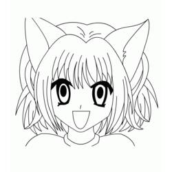 着色页: 东京猫猫 (动漫) #46193 - 免费可打印着色页