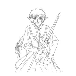 着色页: 东京猫猫 (动漫) #46268 - 免费可打印着色页