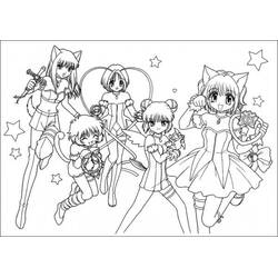 着色页: 东京猫猫 (动漫) #46288 - 免费可打印着色页