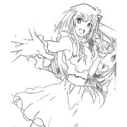 着色页: 推しの子 - 免费可打印着色页