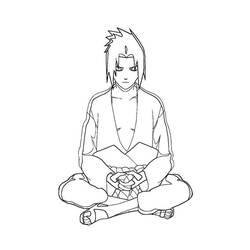着色页: 佐助 (动漫) #171425 - 免费可打印着色页